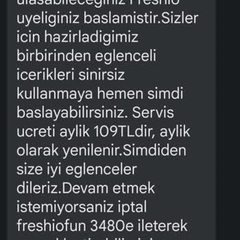 Freshio Fun Hesaplı Faturamıza Şaşırdık
