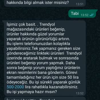 Trendyol İş Fırsatıyla İlgili Şikayet