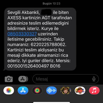 Kartım 3 Haftadır AGT Kurye Dağıtımında Teslim Edilmiyor.