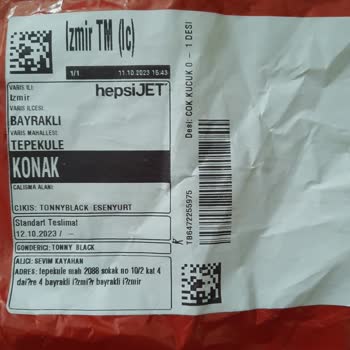 Tonny Black Eksik Ürün Para İadesi