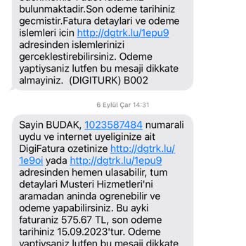 Digiturk Bilgim Dışında Olan Fatura Mağduriyeti!