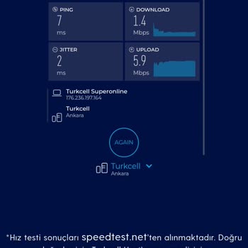 Turkcell İnternet Download Sorunu