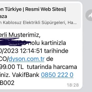 Dyson Iyzico Üzerinden Yapılan Ödemeyi Görmüyor