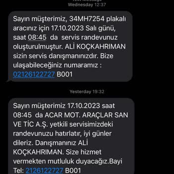 Renault Yetkili Servis Şikayeti