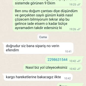 Uğur Böceği Çocuk Dünyası Trendyol Sürat Kargo Ürünümü Teslim Etmiyor