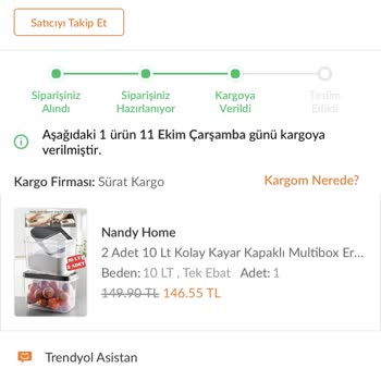 Trendyol Ürünümü Teslim Etmedi Para İademi Sağlamadı