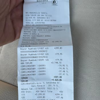 Boyner Yanlış Fiyat Bilgisi Verip Fazla Para Kesmek
