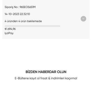 Oyku Wear Siparişim Gelmedi, İade Edemiyorum