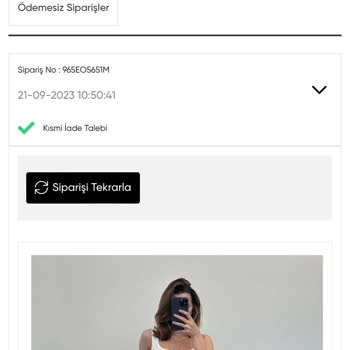 Oyku Wear Siparişim Gelmedi, İade Edemiyorum