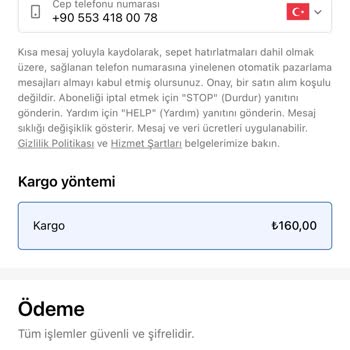Oxygen Scarf Ürün İptali Para İadesi İstiyorum