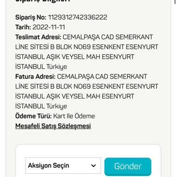 A101 Kusurlu Ürün Sattı Ve Servis Bilgisi Veremiyor