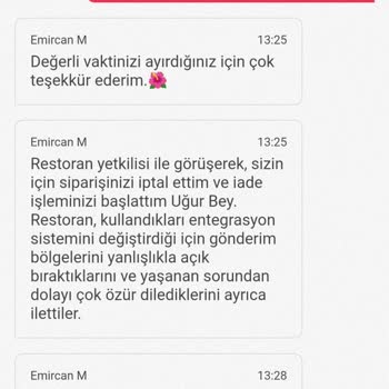 Yemeksepeti Müşterisinin Arkasında Durmuyorlar.