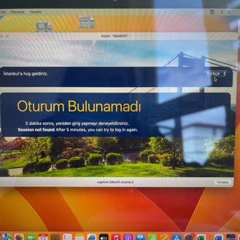 İbb Wi-Fi Oturum Bulunamadı Hatası