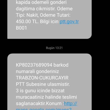 PTT Kargo Kargo Dağıtım Yalanı