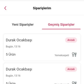 Yemeksepeti Online Ödeme Şikayeti