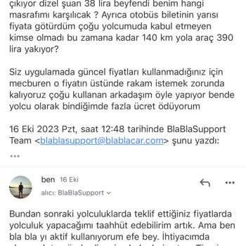 BlaBlaCar Bla Bla Hesap Bloke Ediyor