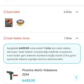 A101 İade Ürün İçin Bekletmesi