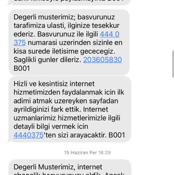 Türk Telekom ADSL İnternet Başvurusu Sonuçlanmadı