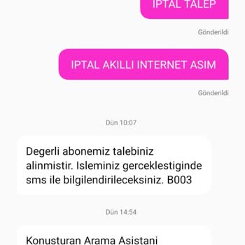 Vodafone Tarife Durma Özelliği