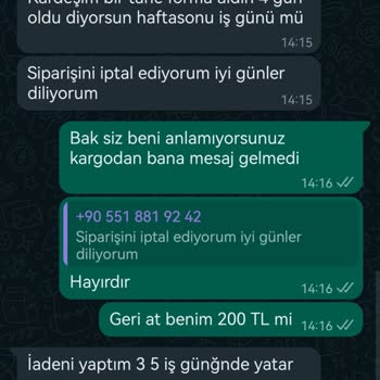 Taraftarrformam (Instagram) Mağaza Sahibi Argo Kullandı