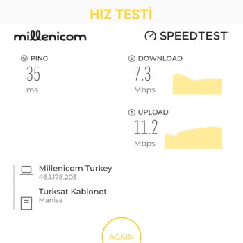 Millenicom İnternet Hız Düşüklüğü