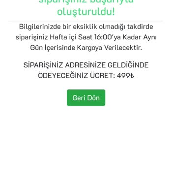 Taktikpantolon.com Pantolon Yerine kazak Gönderdi