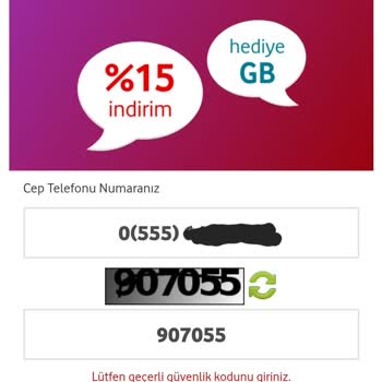 Vodafone' Firmasının Mesajları