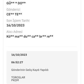 Pttavm.com Üzerinde Verdiğim Sipariş Bir Hafta Oldu Hala Kargom Gelmedi