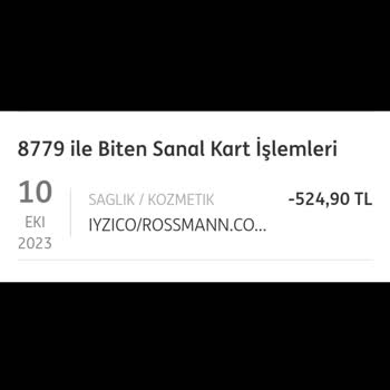 Rossmann İnternet Alışveriş İptali