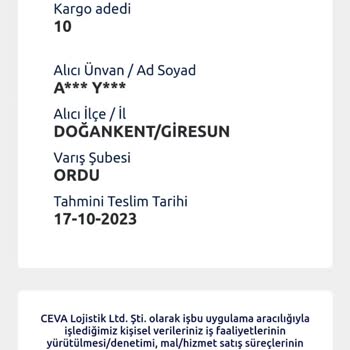 Ceva Logistics Ve Koçtaş Yapı Market Şikayeti