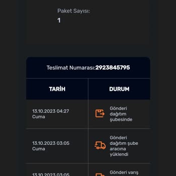 Sendeo Kargo Teslim Etmeme