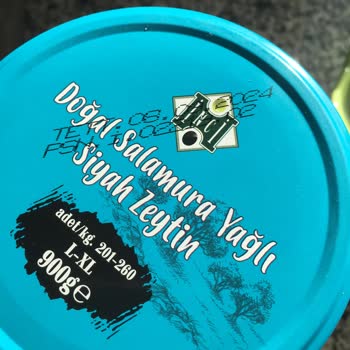 BİM İnci-salamur Siyah Zeytin Kavanozun İçinde Yenmiş Zeytin Çekirdekleri!