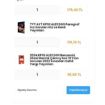 YKM Kitap Ürün 15 Gündür Hazırlanıyor