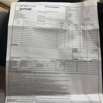 Enza Home Teslimatta Sıkıntı Yaşıyorum