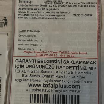 Tefal Airfryer Çok Sesli Çalışıyor