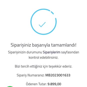 Mobil Bazaar Ürünün Kargoya Verilmesi Ve Firmanın Cevap Vermemesi