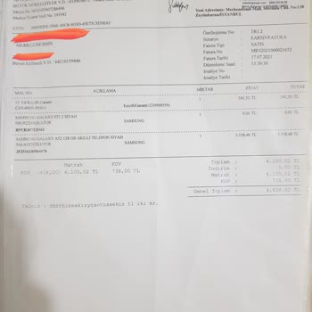 Samsung Telefon Samsung Bayisi Aynı Razıya Para Aldı