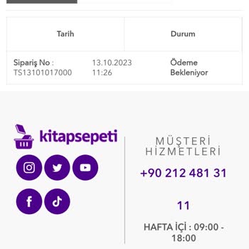 Kitapsepeti.com Ödeme Yaptığım Halde Siparişimi Göndermiyorlar