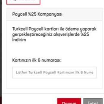 Paycell Ödeme Yapılamayan Ödeme Sistemi