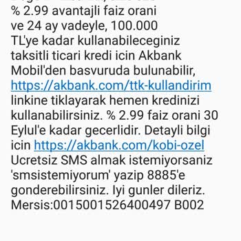 Akbank Kredi Kampanyası Ve Kullanılamayan Kredi