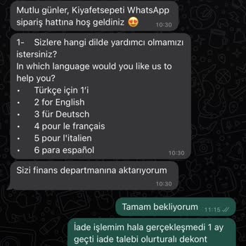 Kıyafet Sepeti Paramızı 35 Gündür İade Etmiyorlar. Oyalıyorlar...