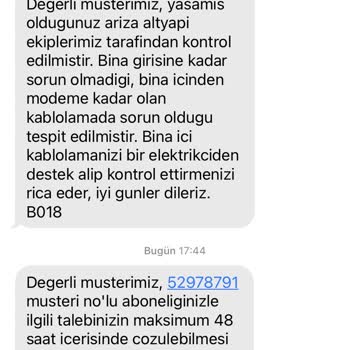 Foça Türk Telekom Altyapı Ekibinin Çalışmaması