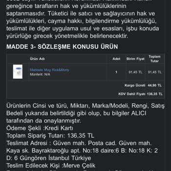 D&R Yanlış Ürün Yollanması