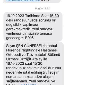 Florence Nightingale Hastaneleri Son Dakika İptali Ve Haber Verilmeyişi