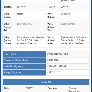 Dolap'tan Aldığım Ürün Kargoda Kayboldu Mağdurum
