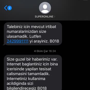 Superonline Ev İnterneti Başvurumu Benden Habersiz İptal Ettiler