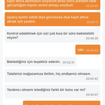 Migros Ürün Teslimatı Yapılamaması