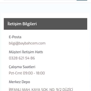 Bay Bahçem Siparişim Hakkında Bilgi Alamıyorum