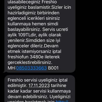 Freshiofun Yanlışlıkla Üye
