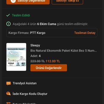 Sleepy Eksik Ürün Üstelik Bunu Kabul Etmiyorlar